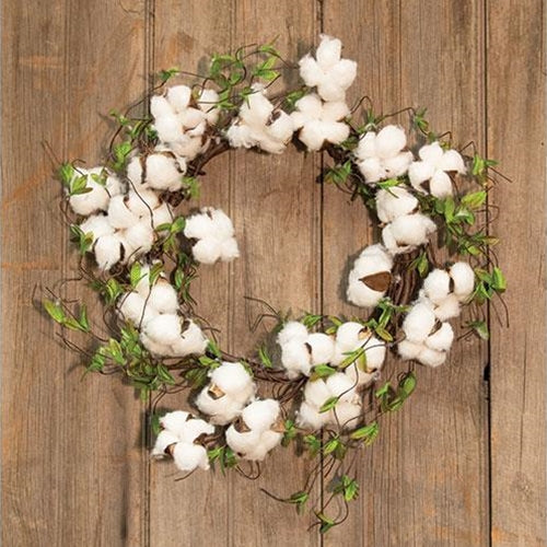 Willow Leaves + Cotton Wreath, 22