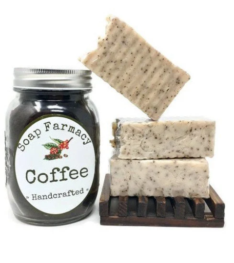 Cowboy Coffee and Cream Tallow Soap Light Scrub Bar