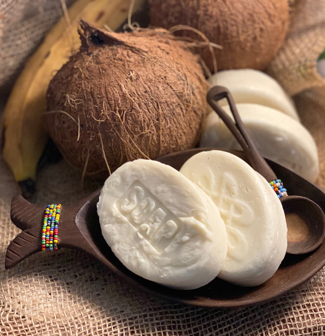 Fresh Coconut Milk Soap | Unscented 4 Pack
