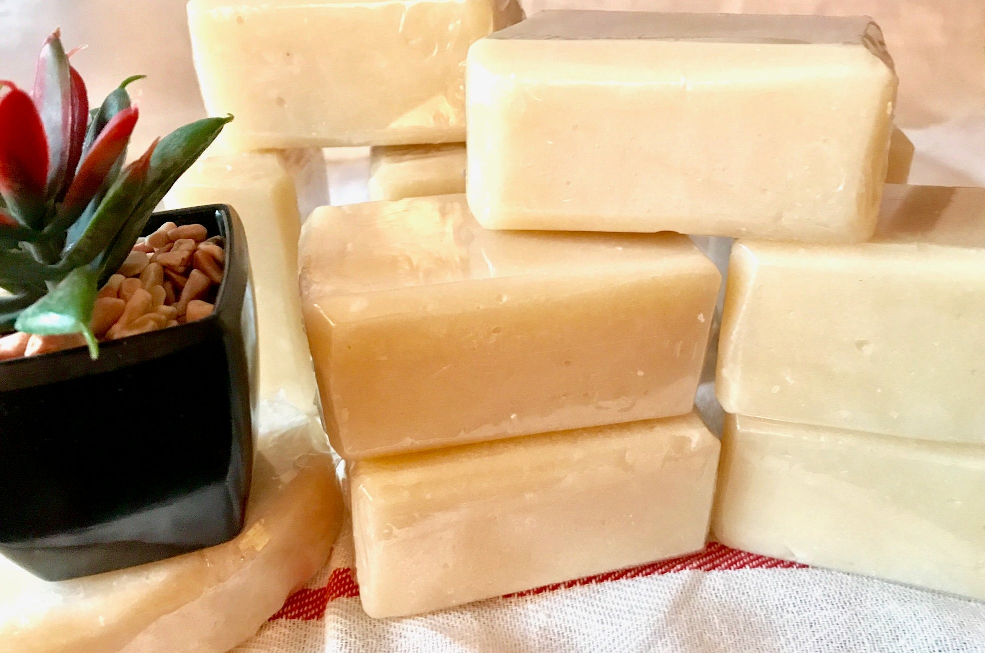 Creamy Organic Goat Milk Soap Unscented 4 Pack