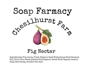 Fig Nectar Goat Milk Soap - Natural Scent