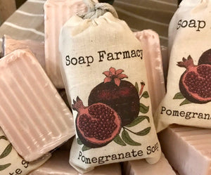 Pomegranate Goat Milk Soap Natural Unscented
