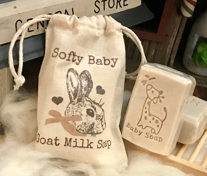 Creamy Organic Goat Milk Baby Soap , Buy 2 Get 1 Free, 3 Pack