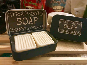 Creamy Goat Milk Soap + Travel Tin