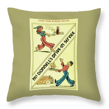 Mc Donnell's Drive In Menu - Throw Pillow
