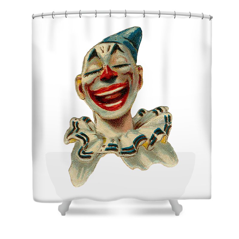 Smiley Clown Shower Curtain