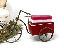 Rustic Red Bike with Bin | Vintage Style Tricycle